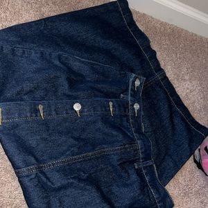 Full length Jean skirt